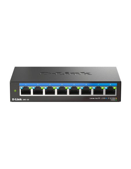 Суич D-Link DMS-108/E, 8 портов 2.5G Multi-Gigabit