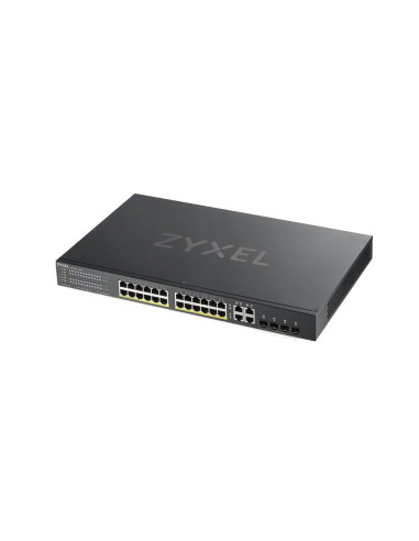 Суич ZYXEL GS1920-24HPV2, 24 портов Gigabit Smart-Managed PoE, за монтаж в шкаф
