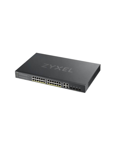 Суич ZYXEL GS1920-24HPV2, 24 портов Gigabit Smart-Managed PoE, за монтаж в шкаф
