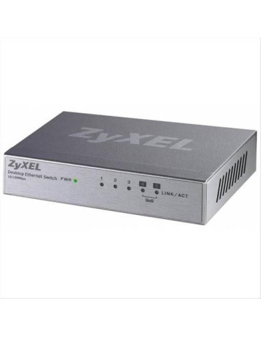 Суич 5-портов ZyXEL GS-1200-5HPV2, Web Managed, Gigabit, PoE