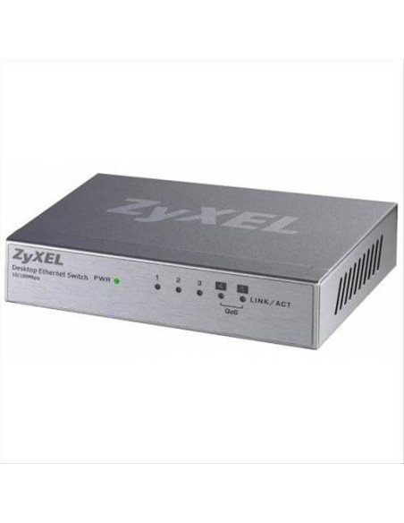 Суич 5-портов ZyXEL GS-1200-5HPV2, Web Managed, Gigabit, PoE