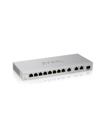 Суич ZYXEL XGS1250-12, 12 портов уеб управляем с 3x10G ports + 1xSFP+
