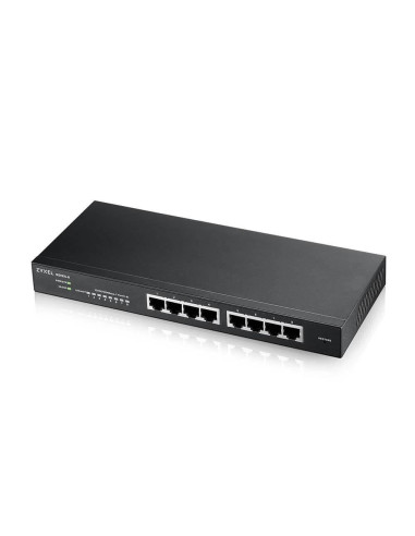 Суич ZyXEL GS1915-8, 8-портов, Gigabit, Управляем
