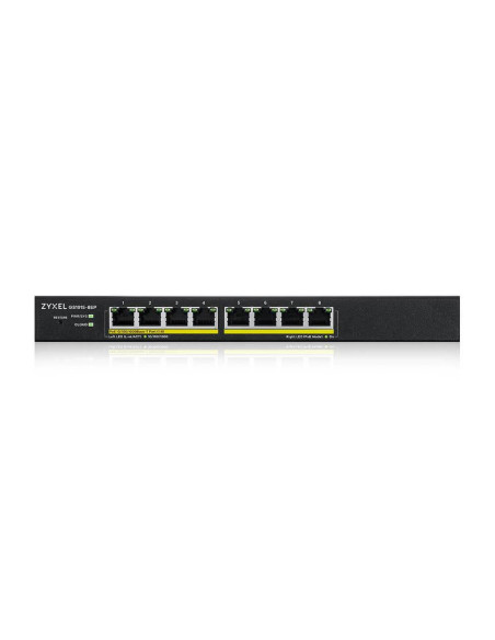 Суич ZyXEL GS1915-8EP, 8-портов, Gigabit, Управляем, PoE
