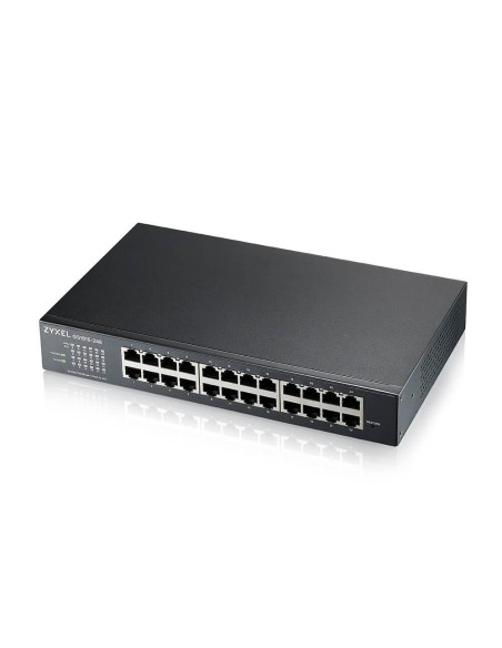 Суич ZyXEL GS1915-24E, 24-портов, Gigabit, Управляем, Монтаж в шкаф
