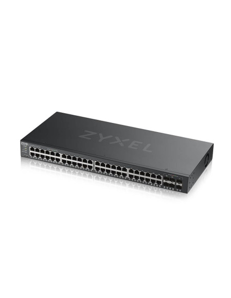 Суич ZyXEL GS-2220-50, 48-портов Layer2+, 44x Gb+ 4x Gbcombo (RJ45/SFP) + 2x Gb SFP, управляем
