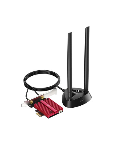 Мрежова карта Cudy WE9300S, Tri-Band WiFi 7 PCI-e, 5760 + 2880 Mbps