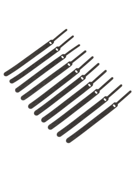 Кабелни връзки Kolink Velcro, 10 бр. 150mm, Черен