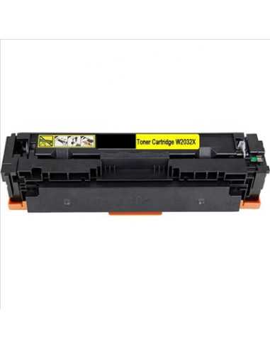 Съвместима тонер касета HP CF415X / W2030X Yellow без чип