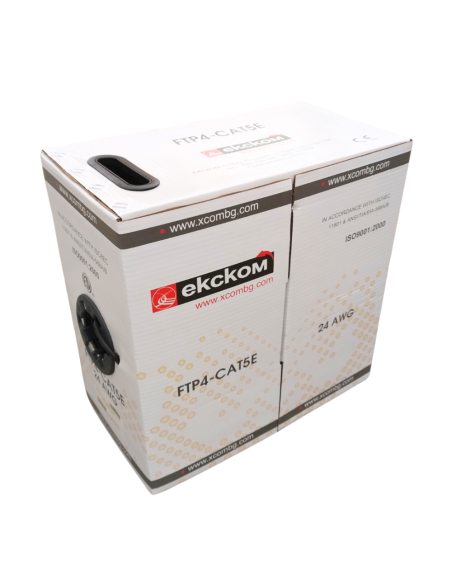 FTP Cat5e 24AWG CU меден, черен