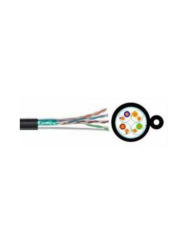 FTP/M Cat5e 24AWG CCA с носещо въже