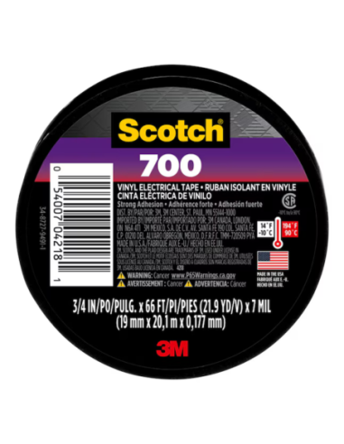 Изолираща лента Scotch 700 3M 19mm x 20m x 0.18mm