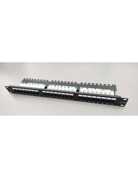 Пач панел UTP Cat.5e 24 порта