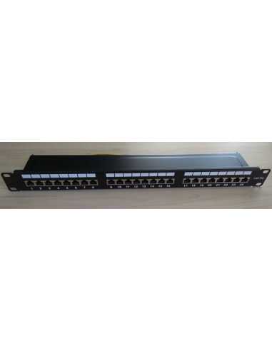 Пач панел FTP Cat.5e 24 порта