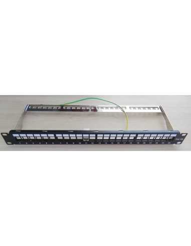 Пач панел FTP Cat.6A 24 порта