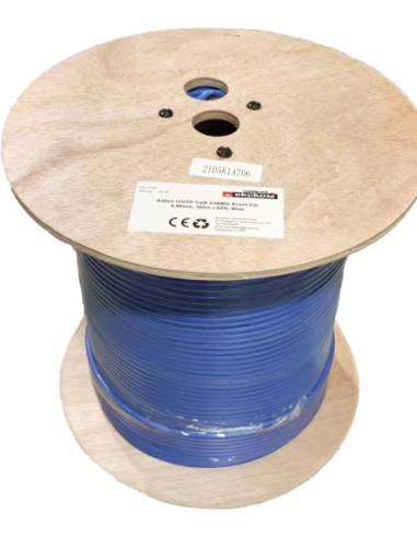 U/UTP CAT6 23AWG CU LSZH 305m син/макара