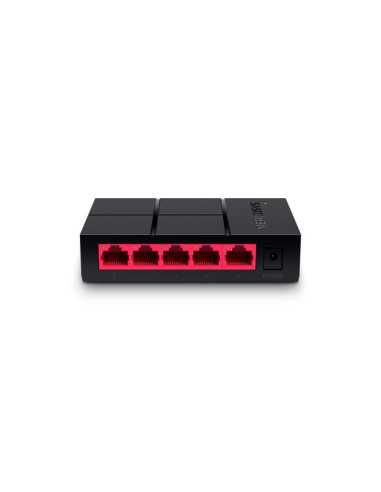 Суич Mercusys MS105G, 5-порта 10/100/1000Mbps