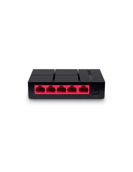 Суич Mercusys MS105G, 5-порта 10/100/1000Mbps
