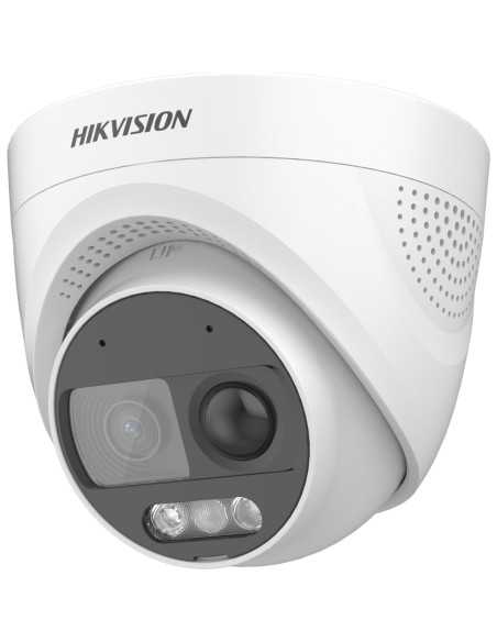 Камера HikVision DS-2CE72DF3T-PIRXOS, 2MP ColorVu PIR Siren Audio Fixed Turret Camera