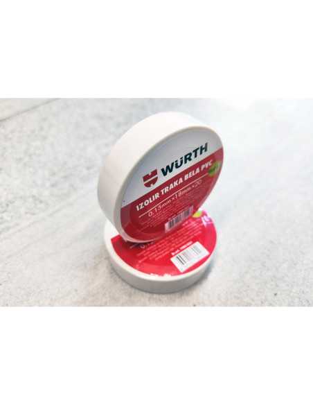 Изолационна лента Wurth 20м/18mm/0.15mm, бяла