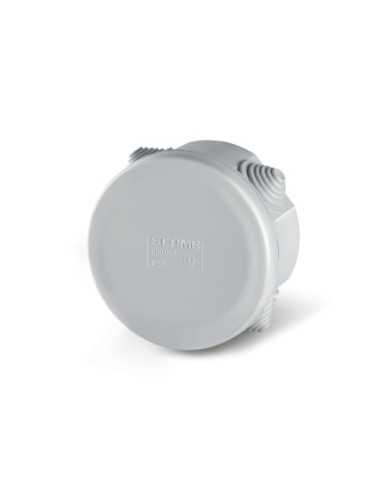 Кутия PVC Ф80х40 IP55,UV,4 щуцера SCAME затваряне на клик