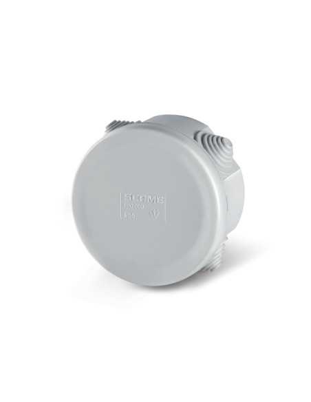 Кутия PVC Ф80х40 IP55,UV,4 щуцера SCAME затваряне на клик
