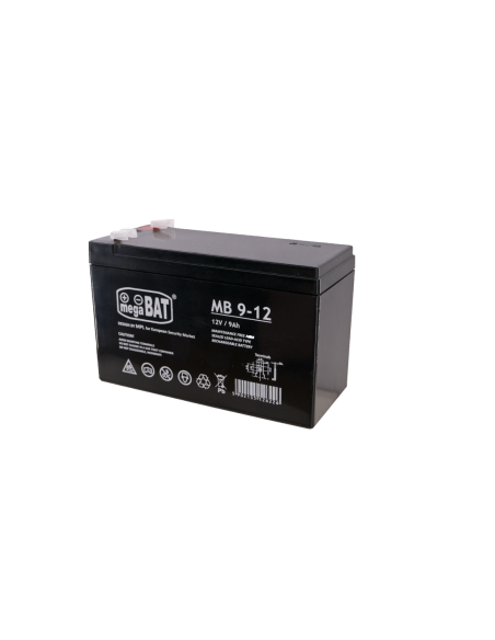 Акумулаторна батерия 12V, 9.0Ah, megaBAT MB9-12