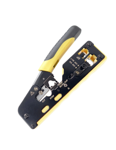 Клещи кримпващи Cat7/6a, Cat5e RJ45, RJ12, RJ11, N7018