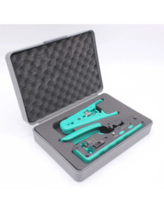 Комплект инструменти за кримпване, Cat5,6/6a, RJ45 | SIT.bg