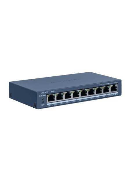 PoE Суич HikVision DS-3E1309P-EI/M, 8x100Mbps PoE +1xGigabit network RJ45 UP