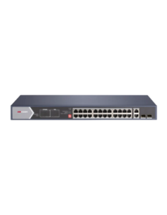 PoE Суич HikVision DS-3E0528HP-E, 20xGgbit PoE, 4xGGbit Hi-PoE ports, 