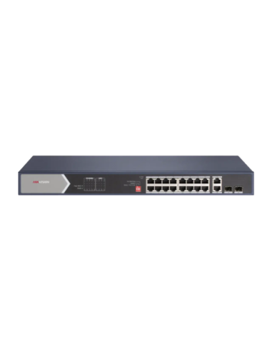 PoE Суич HikVision DS-3E0520HP-E 16 Port Gigabit Unmanaged