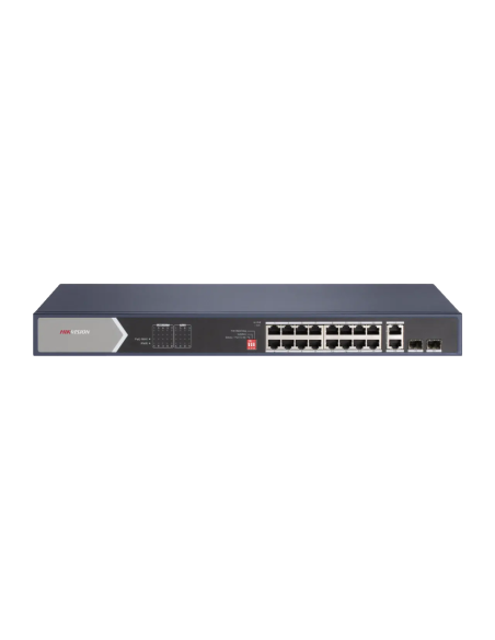 PoE Суич HikVision DS-3E0520HP-E 16 Port Gigabit Unmanaged