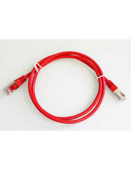 Пач кабел UTP Cat5e CCA - 0.5м, червен