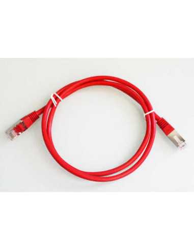 Пач кабел UTP Cat5e CCA - 1м, червен