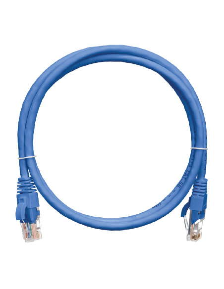 Пач кабел UTP Cat5e CCA - 2м, син