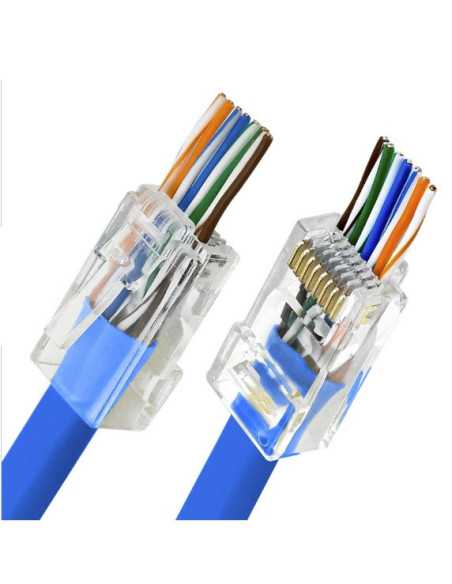 Pass-through конектор RJ45 Cat.6