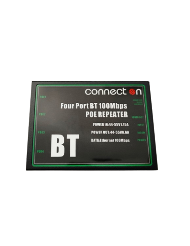 POE Екстендер/Репитер 4x10/100 IEEE 802.3bt
