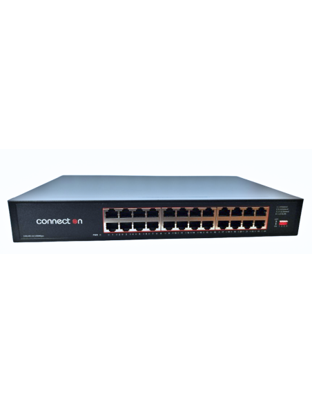 Суич Connect On 24-port 10/100Mbps, неуправляем, Rackmount