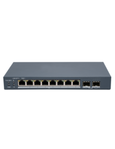 PoE Суич HikVision DS-3E1510P-EI/M-8P2F 8x Gigabit RJ45 PoE ports +2 G