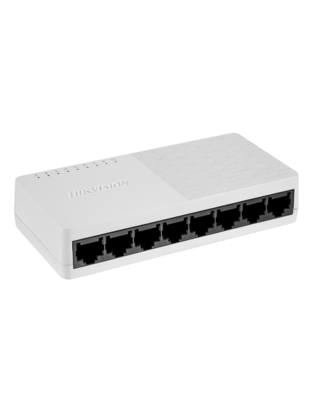 Суич HikVision DS-3E0108D-O L2 SOHO, Неуправляем, 8x10/100Mb RJ45 ports