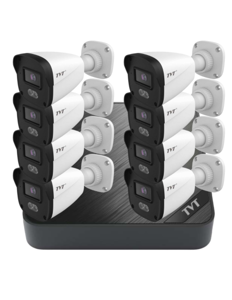 TVT комплект 8 bullet камери и NVR