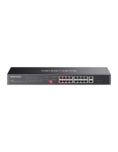 Mercusys MS120GP 16 Port Gigabit Hi-POE Суич + 2UPlink + 2SFP | SIT.bg