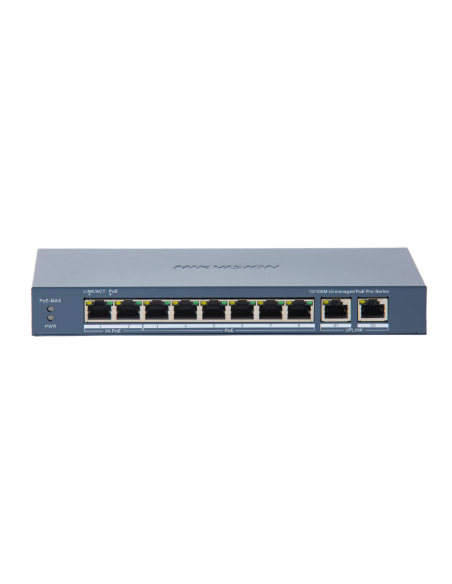 PoE Суич HikVision DS-3E0310HP-E(C) 110W неуправляем