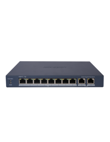 PoE Суич HikVison DS-3E1510P-EIV2 8+2 Gigabit 110W Smart Управляем
