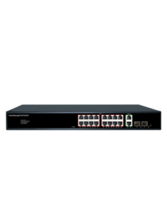 16 Port Gigabit Cloud-managed POE Суич ConnectOn (2 uplink +2 SFP) | S