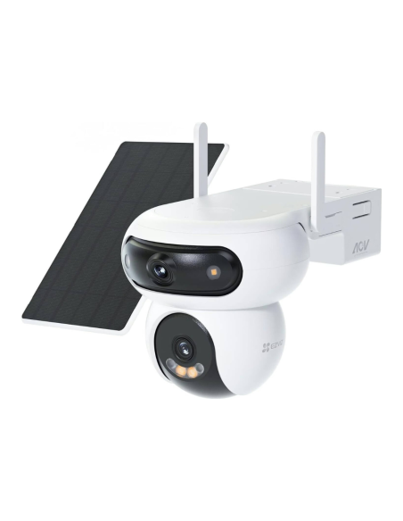 EZVIZ CS-HB90x/SP PT камера 360° Panoramic View, WiFi и 4G, 4MP+4MP, Соларен панел, AOV