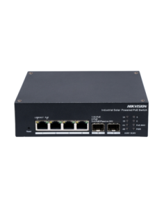 PoE Суич Соларен HikVsion DC 12-24V input 4 Gigabit PoE ports | SIT.bg