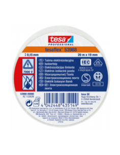 Изолационна лента TESA - 20м/19мм бяла | SIT.bg
