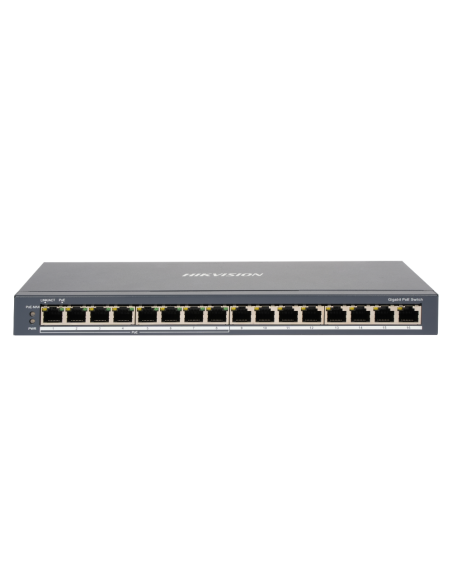 PoE Switch Hikvision DS-3E0516P-O SOHO 8 Gigabit POE ports 802.3af/at, 8 Gigabit RJ45 ports, 110w PoE бюджет